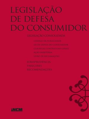 cover image of Legislação de Defesa do Consumidor